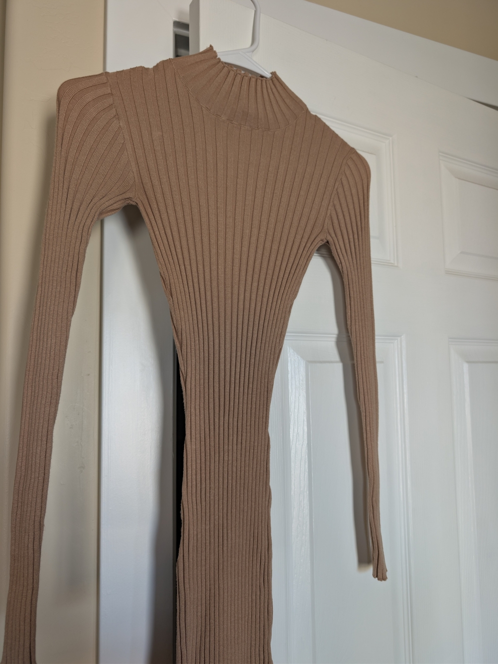 Fall Ribbed Body Con Dress 🍂